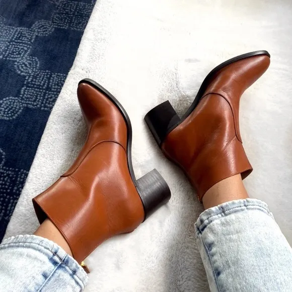 🍂 ANTONIO DE FARIA TAN GENUINE LEATHER BOOTIES!