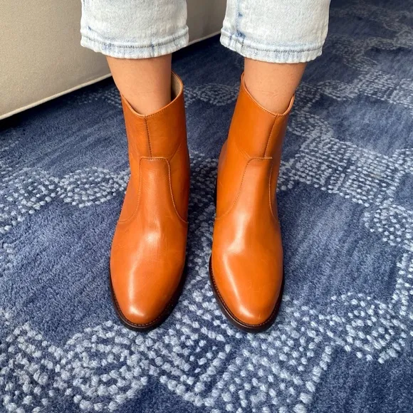 🍂 ANTONIO DE FARIA TAN GENUINE LEATHER BOOTIES!