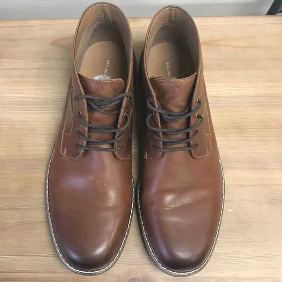 🎁 Black Brown 1826 Nizan Leather Boot