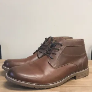 🎁 Black Brown 1826 Nizan Leather Boot