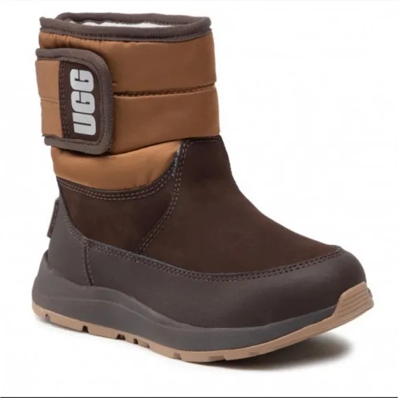 🥰 New Ugg Toty Weather Brown Boots Size Big kids 6