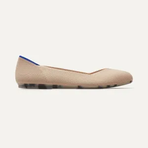 🌿 Rothy's The Flat In Ecru Beige Ballet Round Toe Slip On Women's Shoes