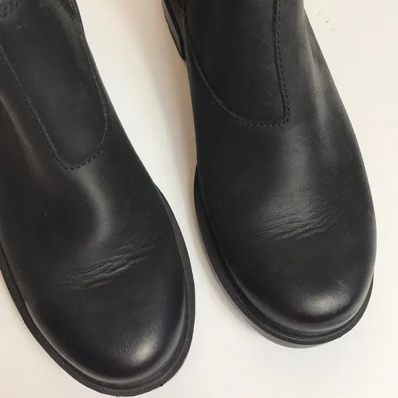 💙 Sorel Black Leather Ankle Boot