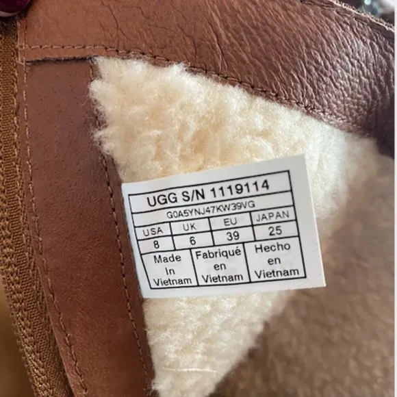 🎁 UGG Niels III Women Boots -size 8 NEW🎄