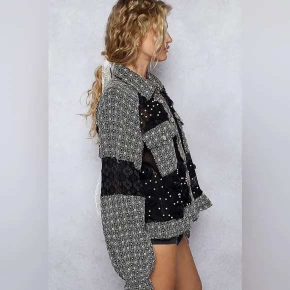 1 large left! ✨ POL The “Lovespell Jacket” | Midnight Black