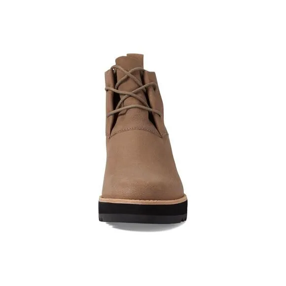 $265 New Eileen Fisher Capa Wedge Chukka Lace Up Flacon Boot Women‎ Size 8 1/2