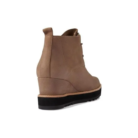 $265 New Eileen Fisher Capa Wedge Chukka Lace Up Flacon Boot Women‎ Size 8 1/2