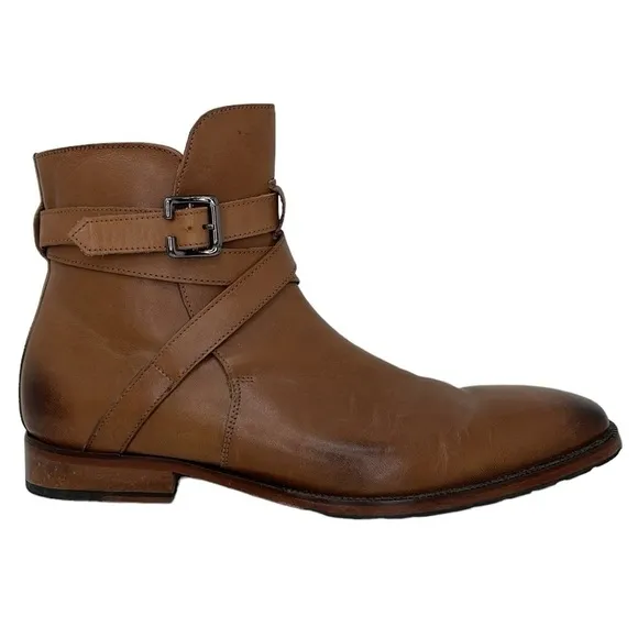 3DM Lifestyle Boots Men’s 9 Brown Leather Ankle JODHPUR Handmade