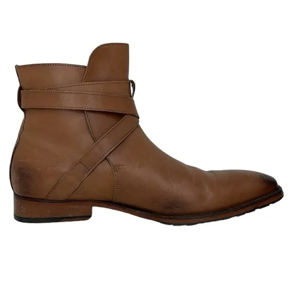 3DM Lifestyle Boots Men’s 9 Brown Leather Ankle JODHPUR Handmade