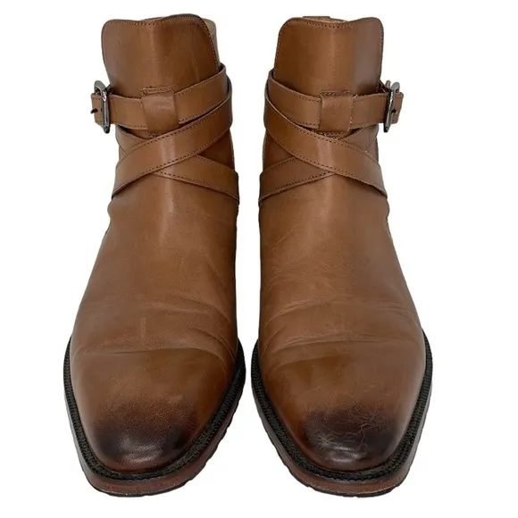 3DM Lifestyle Boots Men’s 9 Brown Leather Ankle JODHPUR Handmade