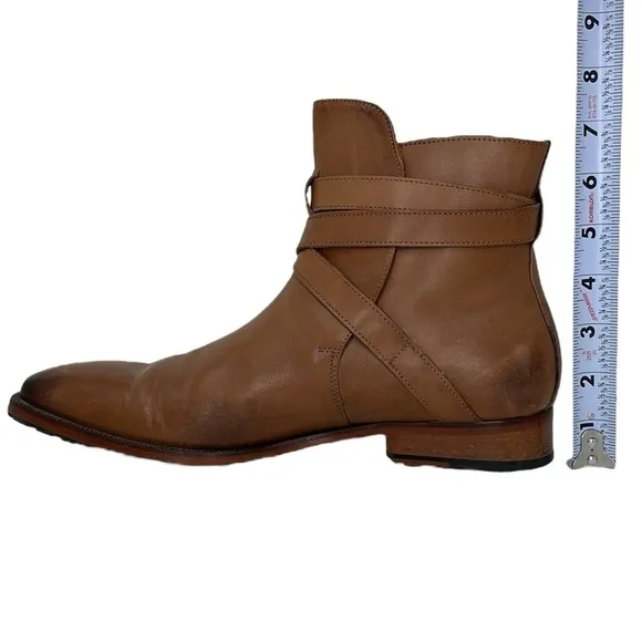 3DM Lifestyle Boots Men’s 9 Brown Leather Ankle JODHPUR Handmade
