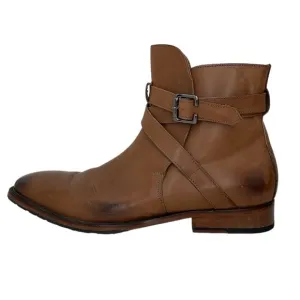 3DM Lifestyle Boots Men’s 9 Brown Leather Ankle JODHPUR Handmade
