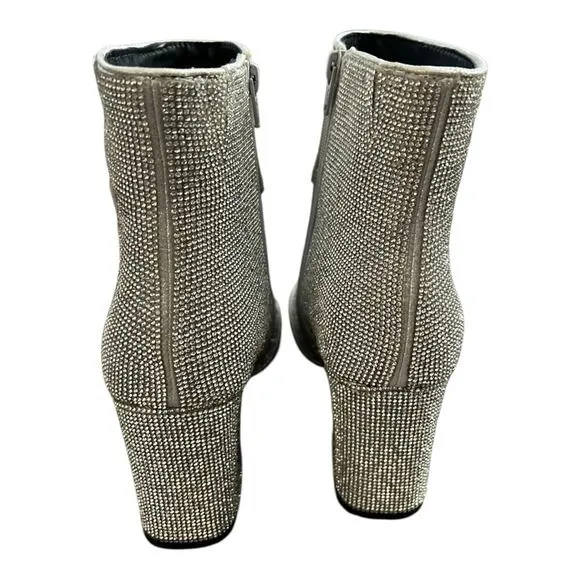 A New Day Cailin ankle boots rhinestone bling Size 10
