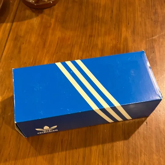 Adidas Adilette slides sandals new easy blue flip flops Italy BA7539 Mens Sz 10