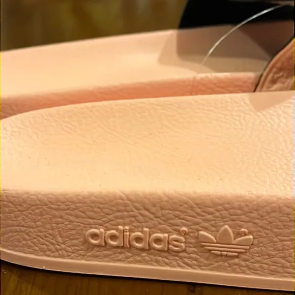 Adidas Adilette slides sandals shoes Hazel Coral flip flops Italy BA7538 Mens 10
