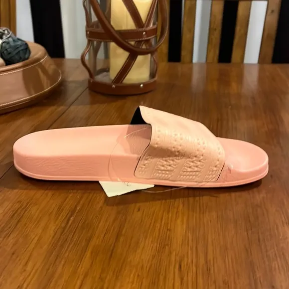 Adidas Adilette slides sandals shoes Hazel Coral flip flops Italy BA7538 Mens 10