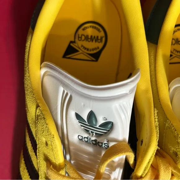 Adidas Gazelle Sz 10.5 Rekive Jamaica Football Federation Shoes IH2632 Suede**