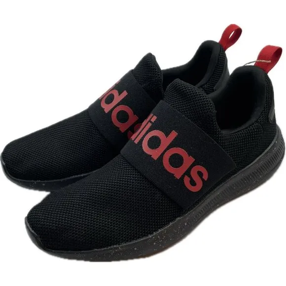 Adidas Lite Racer Adapt 4 Men Running  Sneakers Black Red  H04343 Sz 10 1/2New