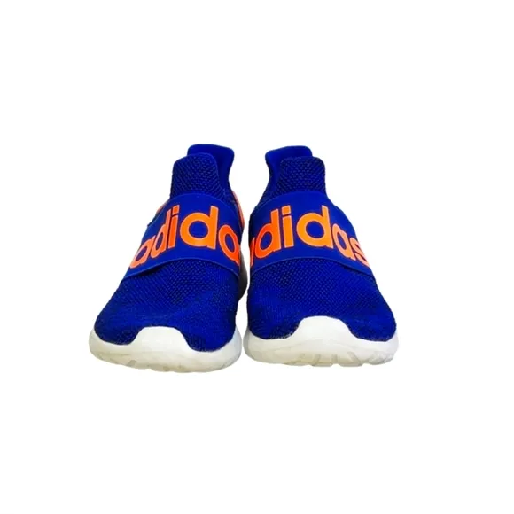 Adidas Lite Racer Adapt 4.0 in Royal Blue &amp; Solar Orange Boys Youth Size 5.5