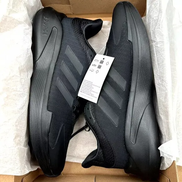 adidas Men's Alphaedge  Sneaker Size 10 Solid Black Bounce Running Shoes IF7290