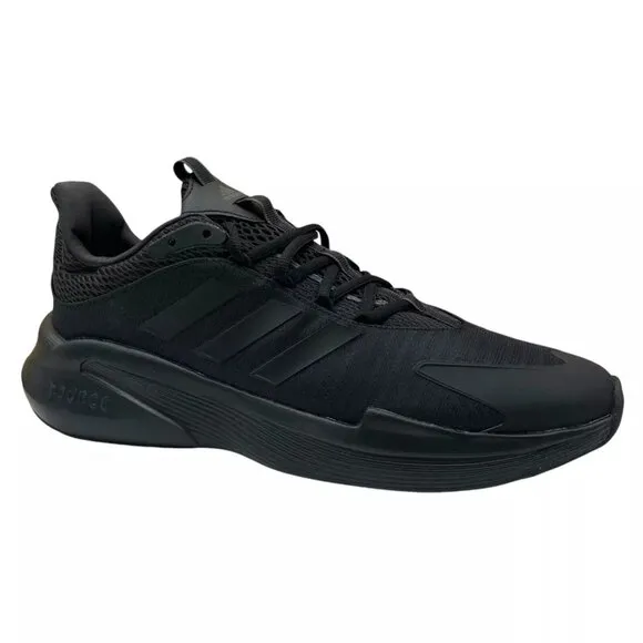 adidas Men's Alphaedge  Sneaker Size 10 Solid Black Bounce Running Shoes IF7290