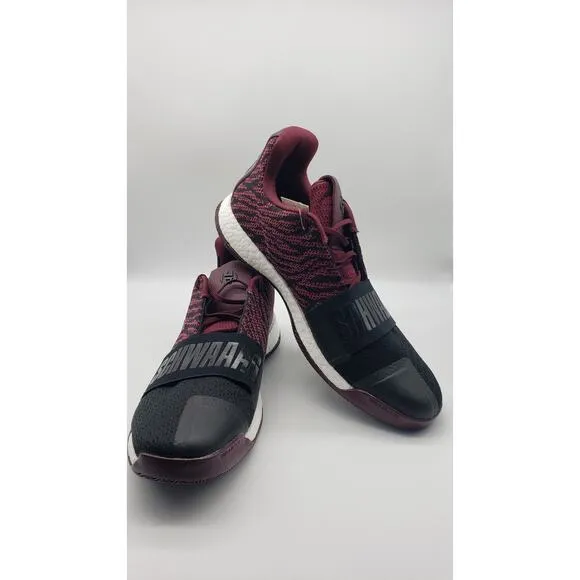 Adidas Men's Harden Vol. 3 Playoffs Maroon Boost G54774 Size 17 NWT🛒