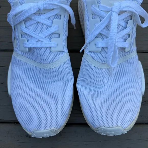 Adidas NMD R1 white shoes size 13