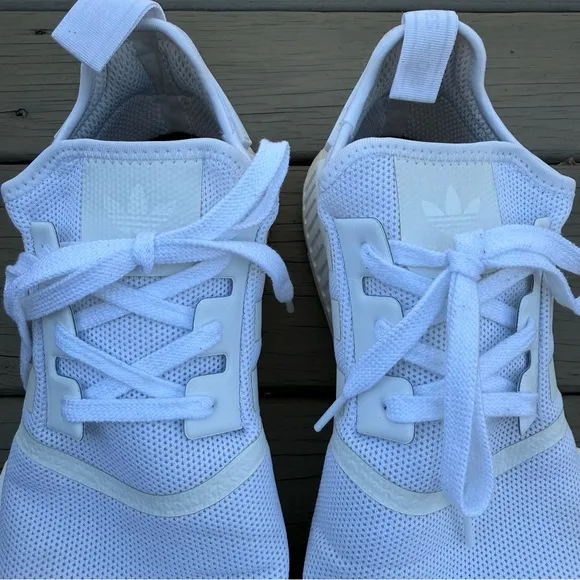 Adidas NMD R1 white shoes size 13