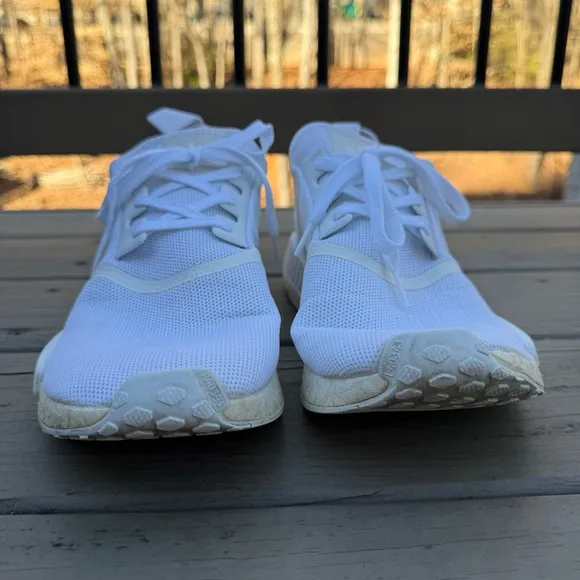 Adidas NMD R1 white shoes size 13