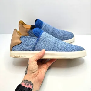 Adidas × Pharrell Williams | Elastic 'EQT Blue' sporty low-top sneakers MENS 11
