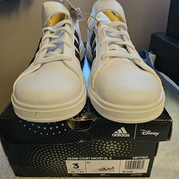 Adidas Sneakers Adidas Grand Court Mickey EL K Disney Mickey Mouse Kid's Size 3