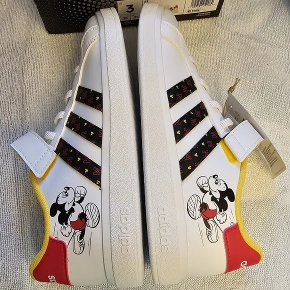 Adidas Sneakers Adidas Grand Court Mickey EL K Disney Mickey Mouse Kid's Size 3