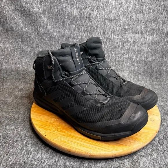 ADIDAS Terrex Tivid Mid ClimaProof Waterproof Boots - Core Black S80935 Sz 11.5
