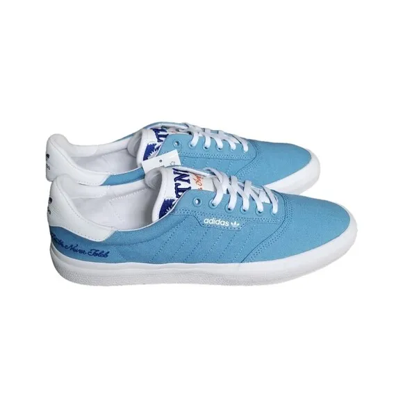 Adidas Truth Never Told x 3MC Sneakers Light Blue Skateboarding Mens US Size 12