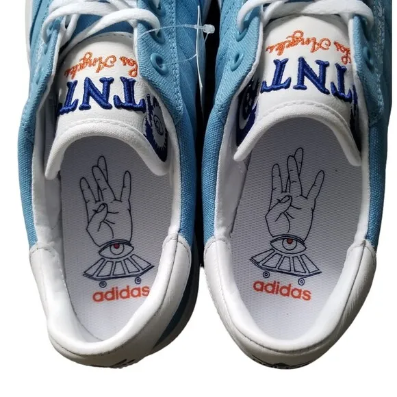 Adidas Truth Never Told x 3MC Sneakers Light Blue Skateboarding Mens US Size 12