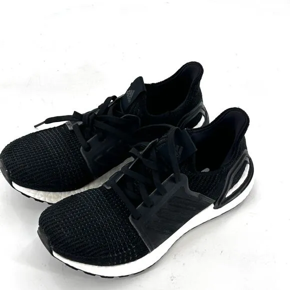 Adidas Ultraboost 19 GS Boys Running Sneakers 7.5 Black NWOT Shoes Kids