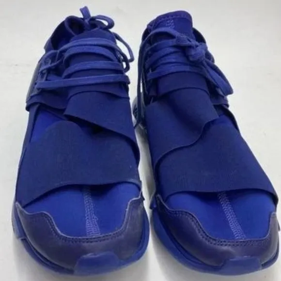 Adidas Y 3 Qasa High Blue High Sneakers Size 7 Like New MSRP $390