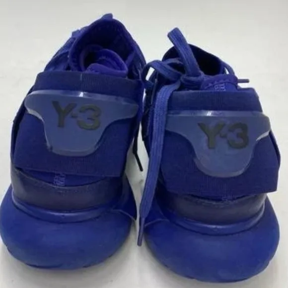 Adidas Y 3 Qasa High Blue High Sneakers Size 7 Like New MSRP $390