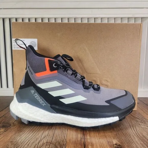 Adidas Terrex Free Hiker 2 GTX GZ3312 Women's 7 Gray Waterproof Hiking Shoes NEW