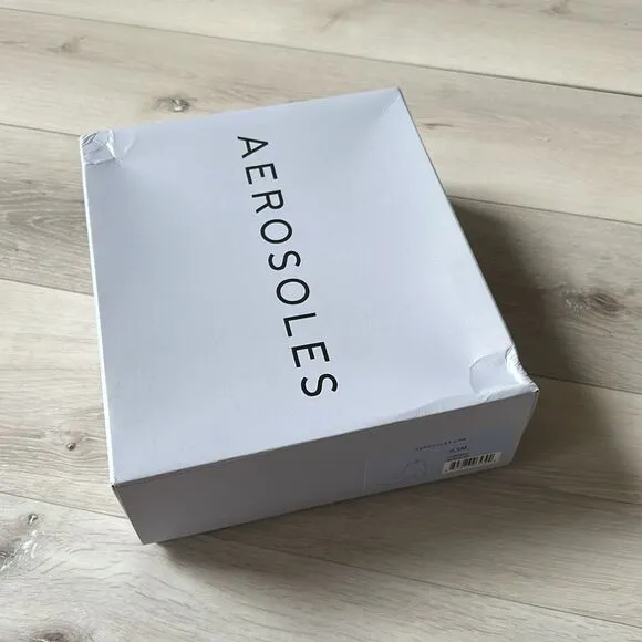 Aerosoles CORINDA Comfortable Heeled Ankle Boot Black Size 6.5 New in Box