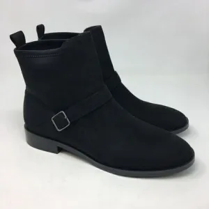 Aerosoles Women's Boots Black Size 6.5 Beata Ankle Stretchy Back Panel Buckle