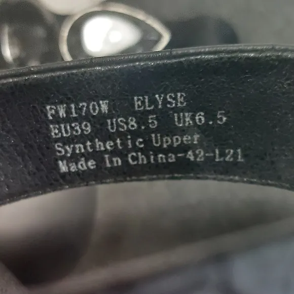 Aetrex Elyse Women's Black Thong Wedge Sandals Size 8.5M NWT