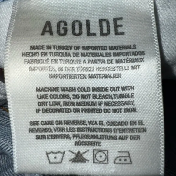 Agolde 90'S MID RISE STRAIGHT JEANS