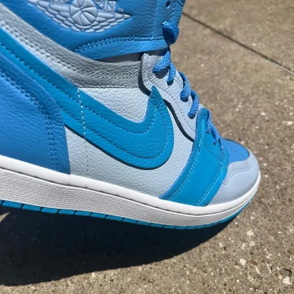 Air Jordan 1 High Method of Make Women's Shoes (FB9891-404, Blue Tint