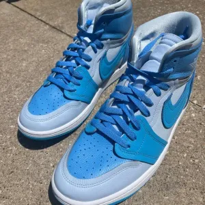 Air Jordan 1 High Method of Make Women's Shoes (FB9891-404, Blue Tint