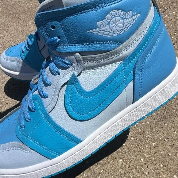 Air Jordan 1 High Method of Make Women's Shoes (FB9891-404, Blue Tint