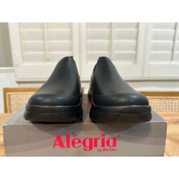 Alegria Womens Shift Lead Shoes Black Size 8/8.5 US 38 EU NIB Arch Support Comfy