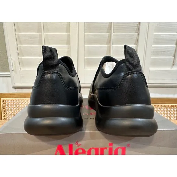 Alegria Womens Shift Lead Shoes Black Size 8/8.5 US 38 EU NIB Arch Support Comfy