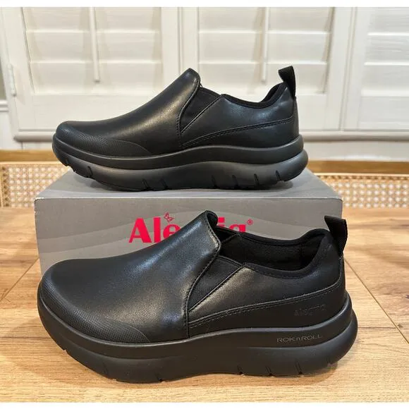 Alegria Womens Shift Lead Shoes Black Size 8/8.5 US 38 EU NIB Arch Support Comfy