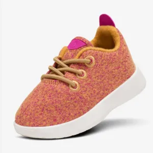 All Birds Kids Small Birds Wool Runner Sneakers Pink-Orange Shoes Size Y2